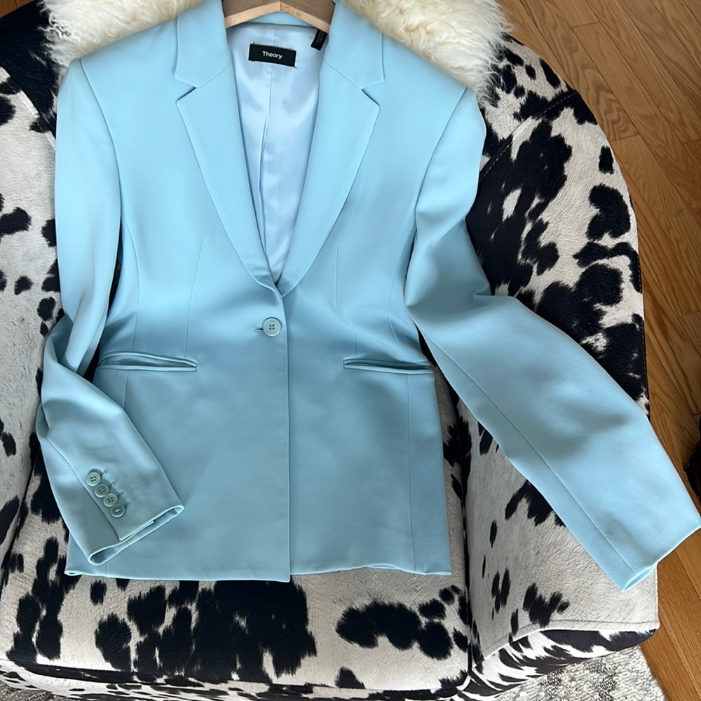 Theory Light Blue Blazer